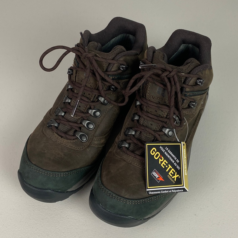 New Balance MW978GT GoreTex Hiking Boots Men 7.5 Brown Leather ABZORB ROLLBAR